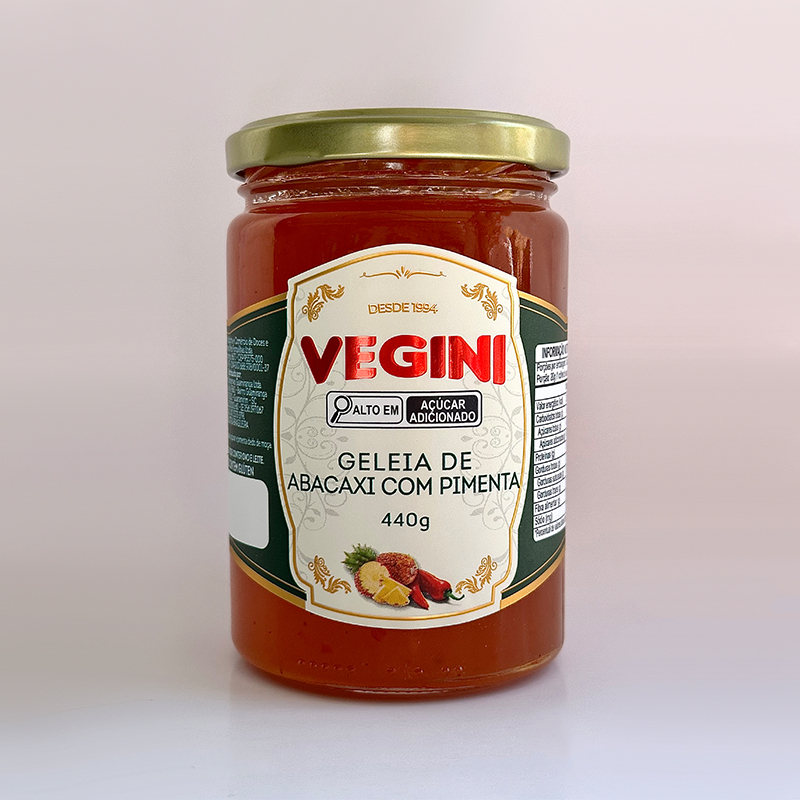 GELEIA DE ABACAXI COM PIMENTA 440g