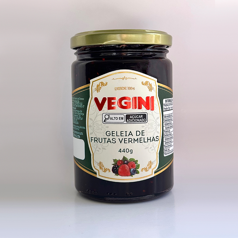 GELEIA DE FRUTAS VERMELHAS 440g